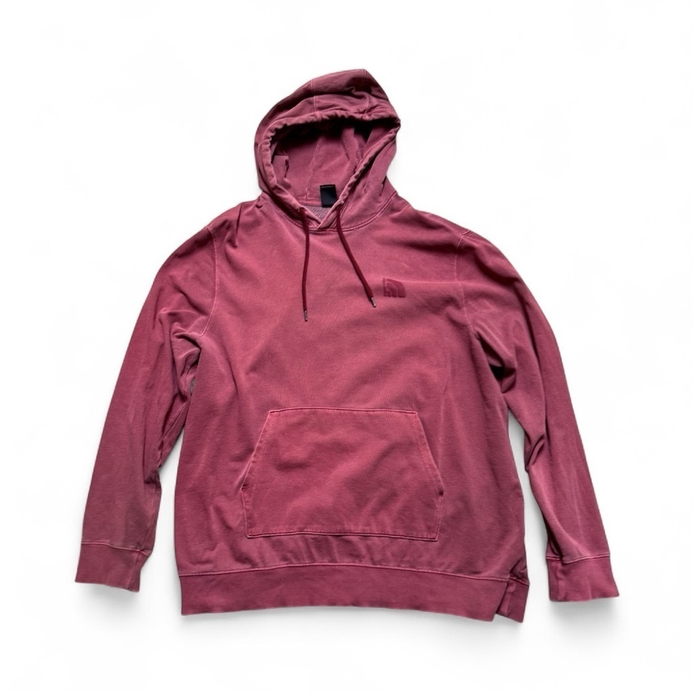The North Face Men’s XXL Hoodie Oversized Maroon Red Pullover